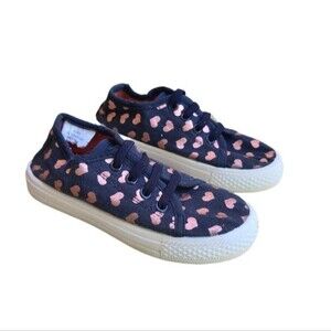 Kidgets Heart Print Slip On Shoes Girls 9